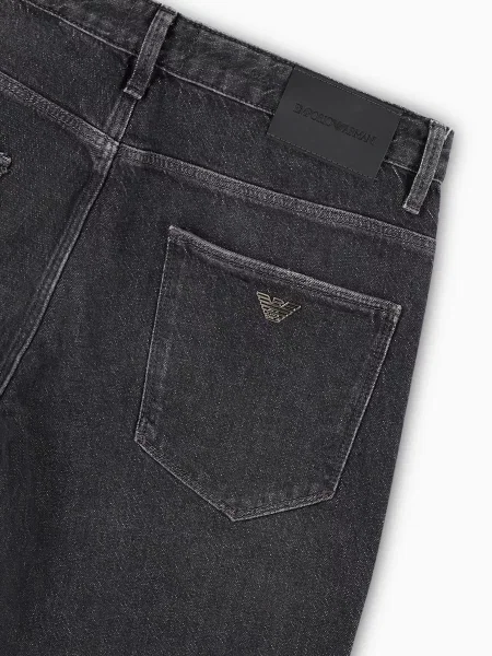 Зауженные джинсы Emporio Armani черный
