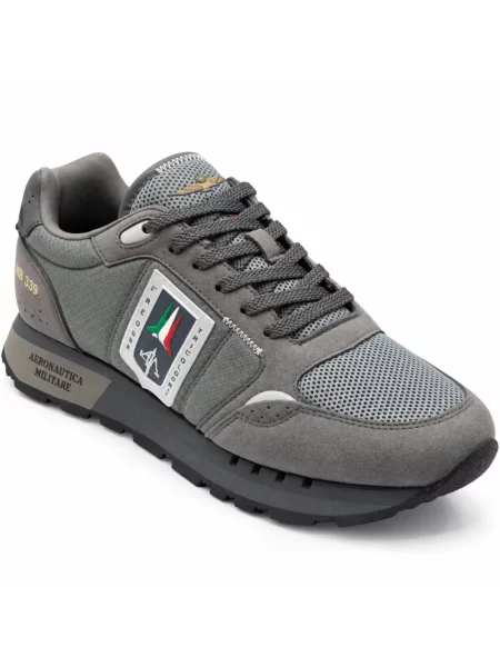 Sneakersy Aeronautica Militare szare