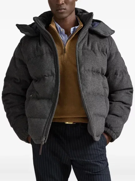 Ριγέ polo Polo Ralph Lauren με κουκούλα με αυτόγραφο λευκό