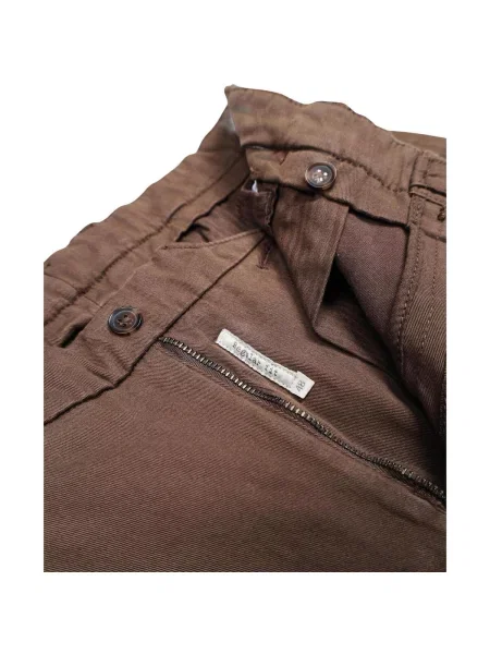 Chinos nohavice Borghese hnedá