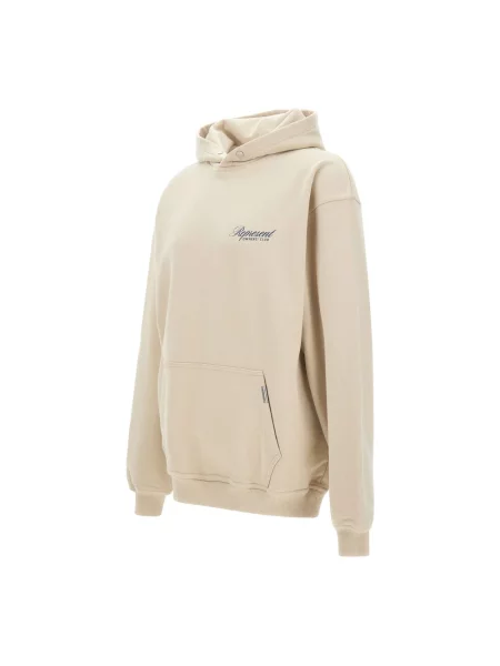 Bluza z kapturem Represent z kapturem beżowa