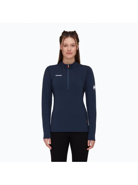 Mammut дамски потник за трекинг Aenergy ML Half Zip Pull marine / black черно