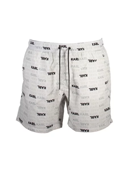 Kąpielówki Karl Lagerfeld Beachwear białe