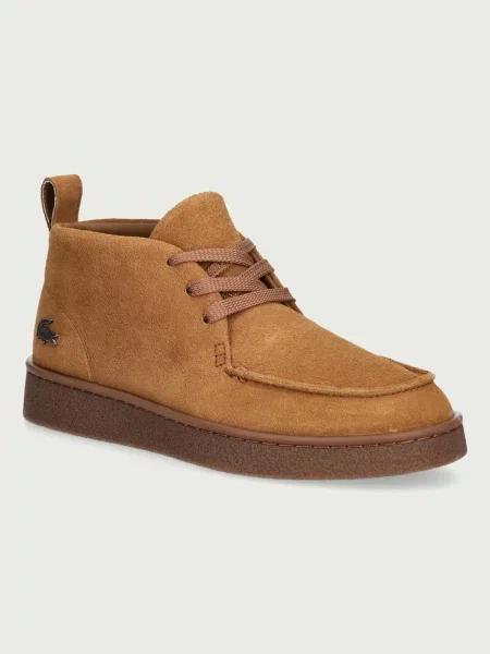 Pantofi Lacoste din piele maro