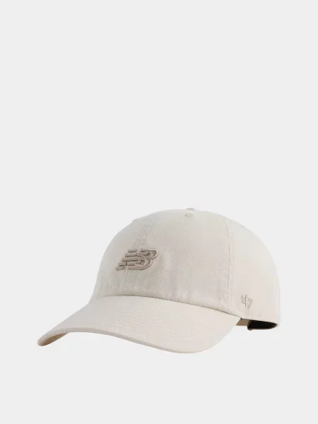 Кепка New Balance из твилла бежевая