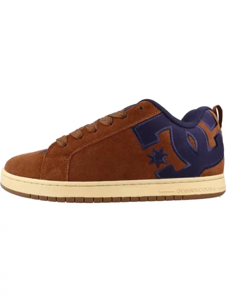 Sneakersy Dc Shoes skórzane brązowe