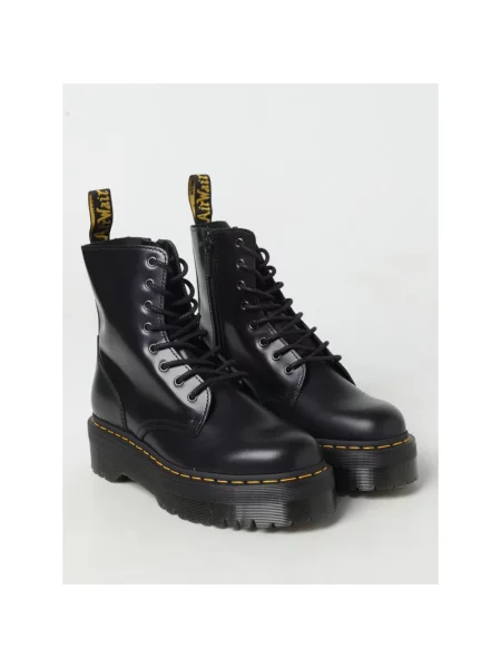 Botki Dr. Martens skórzane retro czarne