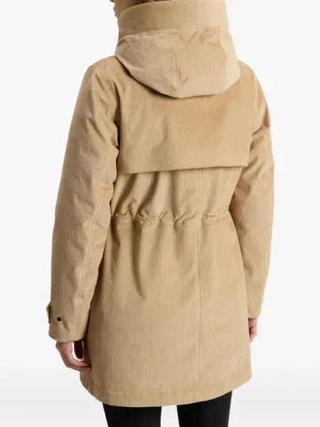 Geacă parka Woolrich de catifea cord cu glugă