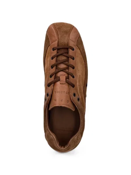 Sneakerși Copenhagen din piele de căprioară maro