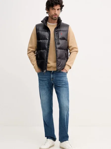 Пухова безрукавка Polo Ralph Lauren зимова чорний