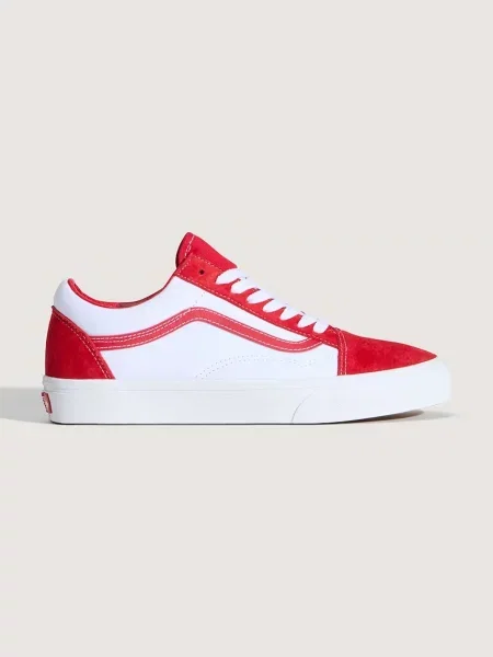 Vans Old Skool teniși din piele alb