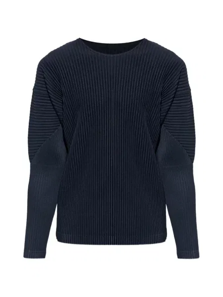 Tricou Homme Plisse Issey Miyake plisat lung albastru