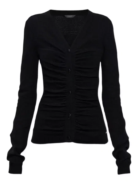 Cardigan Balenciaga cu decolteu în V negru