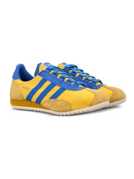 Sneakersy Adidas skórzane żółte