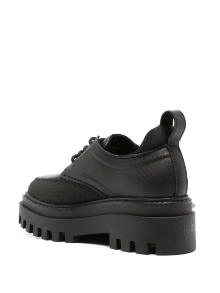 Pantofi derby Calvin Klein Jeans din piele negru