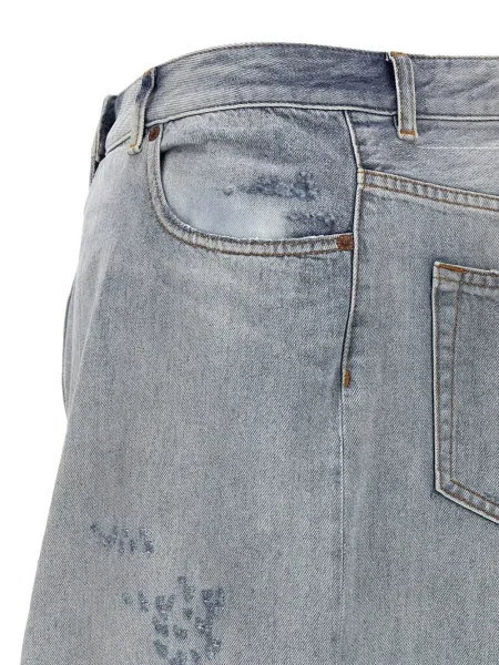 Fustă din denim Mm6 Maison Margiela albastru
