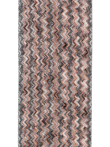Πλεκτός κασκόλ Missoni με κρόσσια γκρι