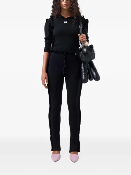 Leggings Gcds tricotate negru