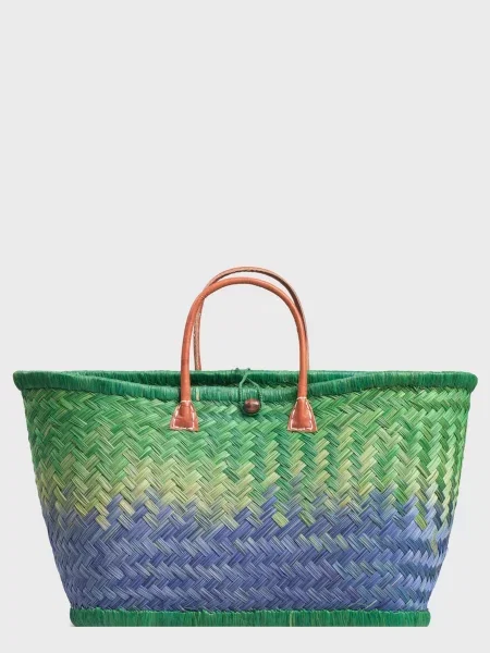 Le Comptoir de la plage Пляжна сумка Солома зелений