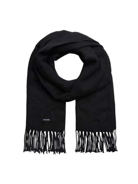 JACK & JONES Šalikas Solid' juoda