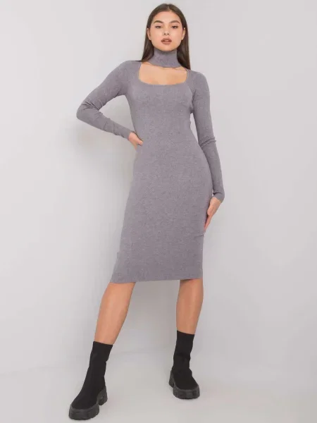 Rochie Fashionhunters de costum gri