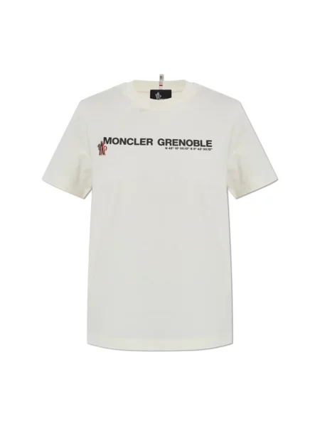 Koszulka Moncler beżowa
