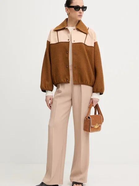 Sessun коротка куртка з вовною