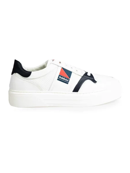 Sneakersy Baldinini skórzane białe