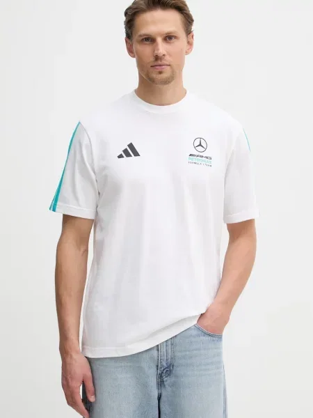 Adidas tričko x Mercedes bílé