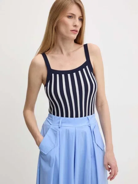 Топ Answear Lab тъмносиньо