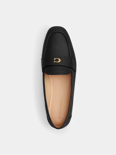 Loafersy Coach čierna