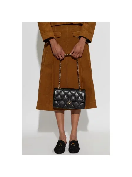 Torebka Tory Burch skórzana czarna