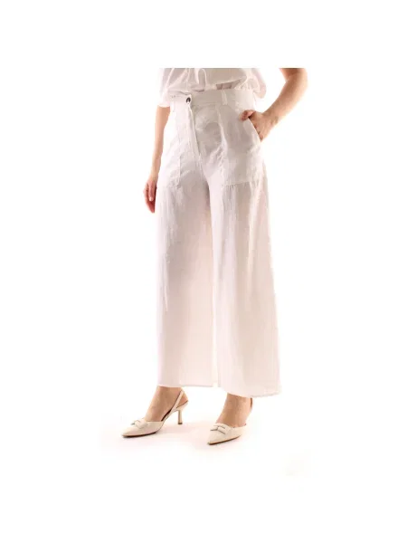 Pantaloni Emme Marella alb