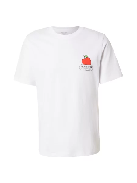 JACK & JONES Tricou JORART verde deschis / roșu deschis / negru alb