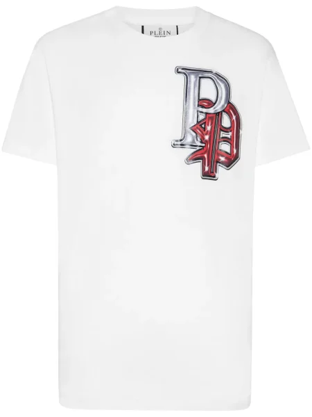 Tricou Philipp Plein alb