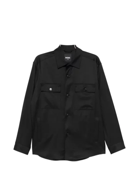 Geacă Boss de lână negru