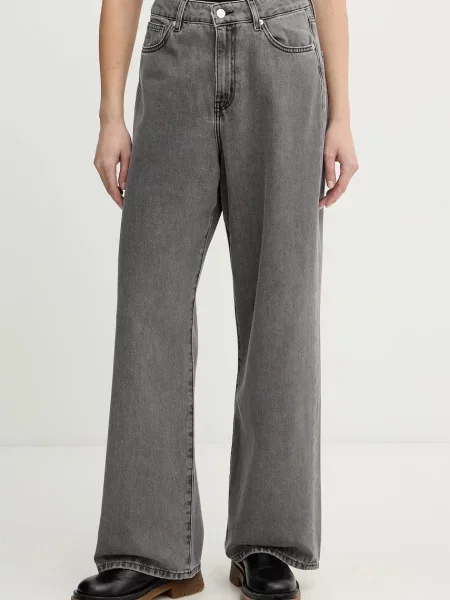 Lacoste jeans high waist gri