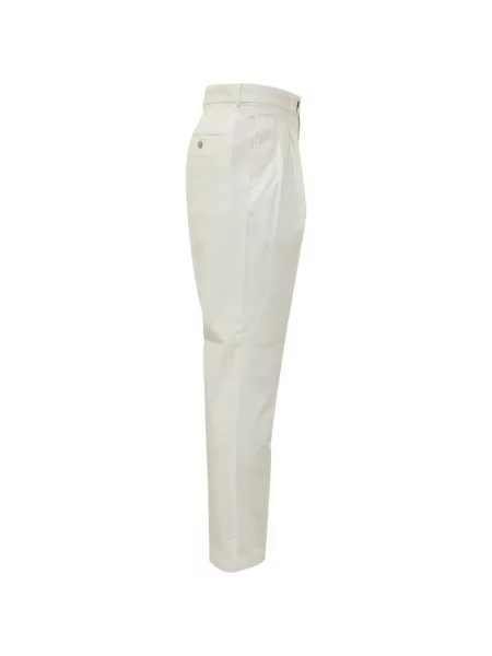 Pantaloni Cruna alb