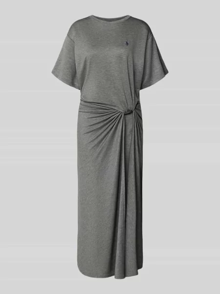 Polo Ralph Lauren LYOCELL-KNT-DRESSES sukienka gładka z lyocellu