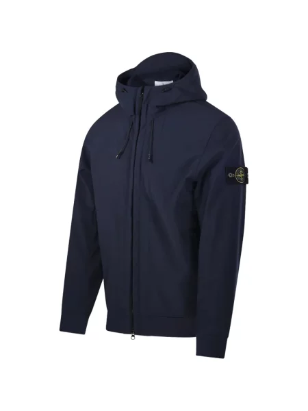 Geacă Stone Island cu strasuri albastru