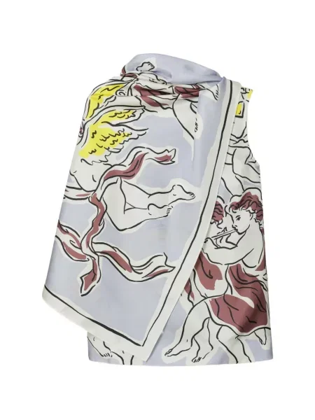 Top Tory Burch de mătase violet