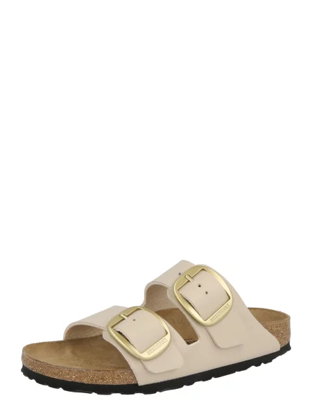 Pantofi Birkenstock cu cataramă bej