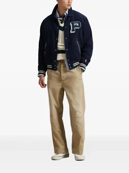 Ριγέ polo Polo Ralph Lauren με κουκούλα με αυτόγραφο λευκό