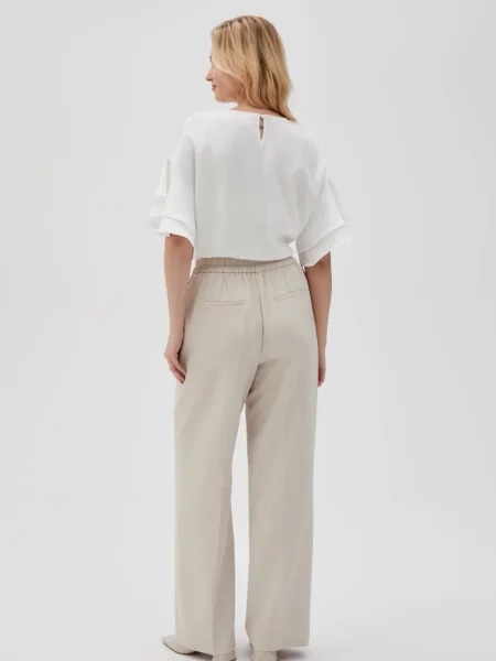 Pantaloni Marisse alb