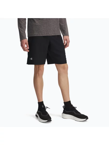 Шорти для бігу Under Armour Launch 9" black / reflective чорні