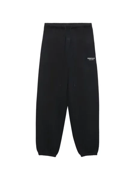 Pantaloni Essentials cu imagine alergare negru