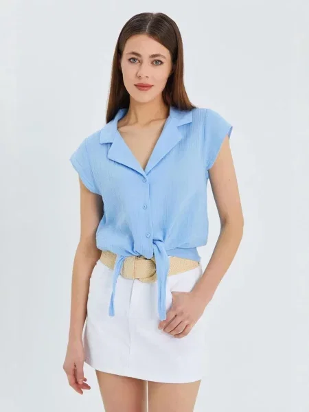 MixRay Bluza svetlo modra