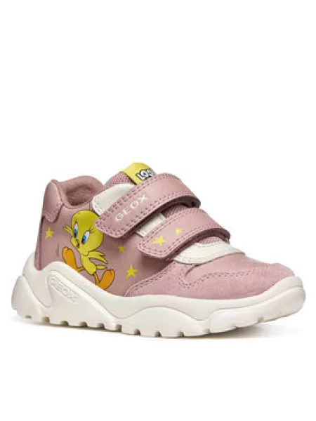 Geox CIUFCIUF Looney Tunes sneakers detské ružová