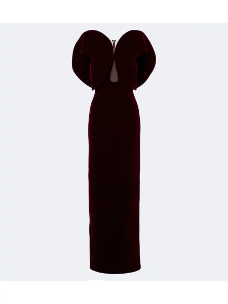 Rochie David Koma de catifea