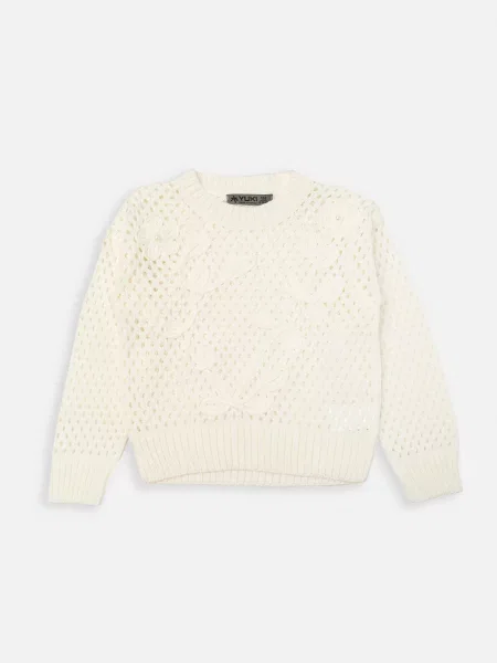 Дитячий Джемпер YUKI молочний бавовна/акрил